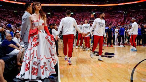 who is the lady at the miami heat game